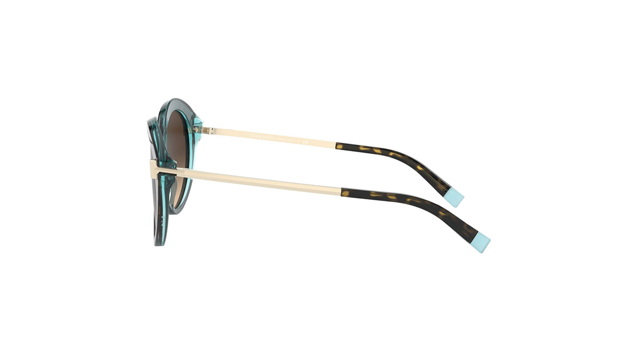 Paire de lunettes de soleil Tiffany-co Tf4167 /s couleur brun - Côté droit - Doyle