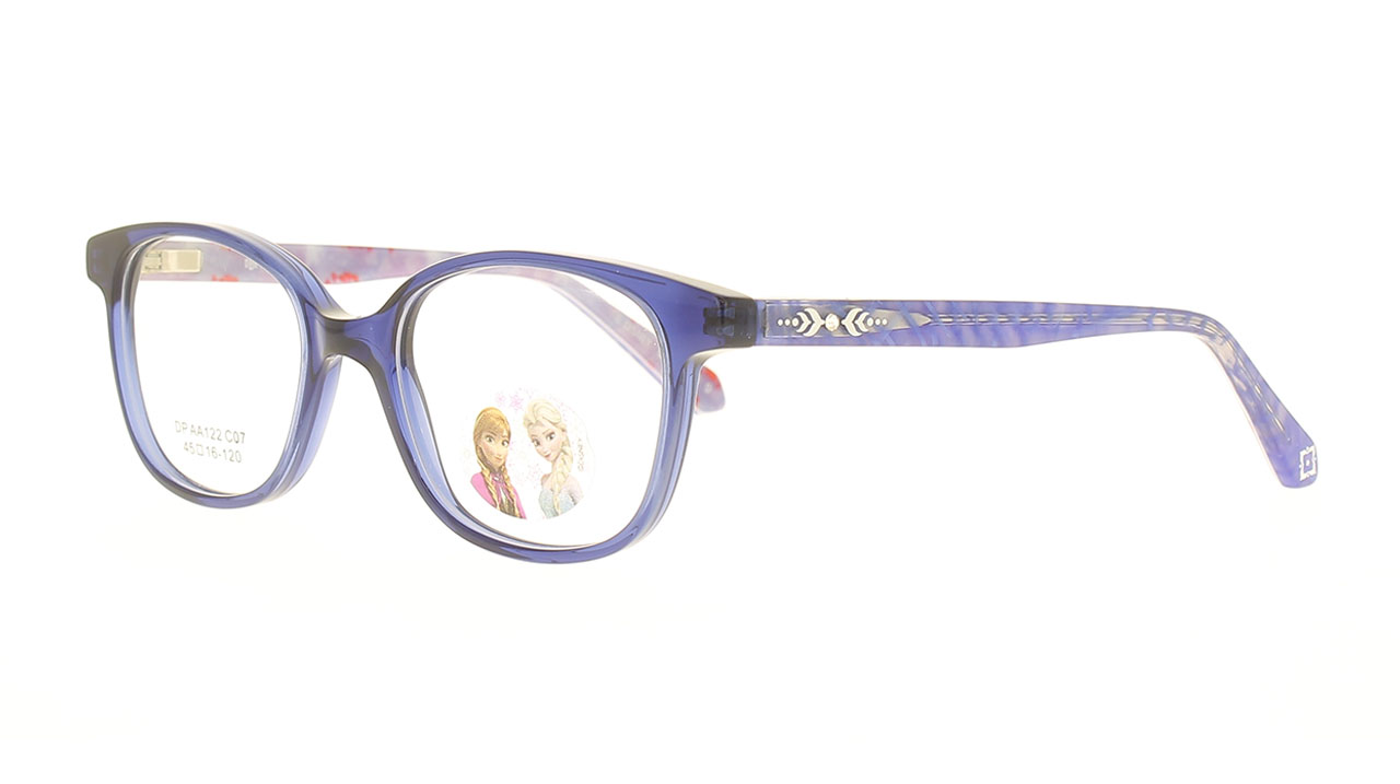 Paire de lunettes de vue Opal-enfant Dpaa122 couleur marine - Côté à angle - Doyle