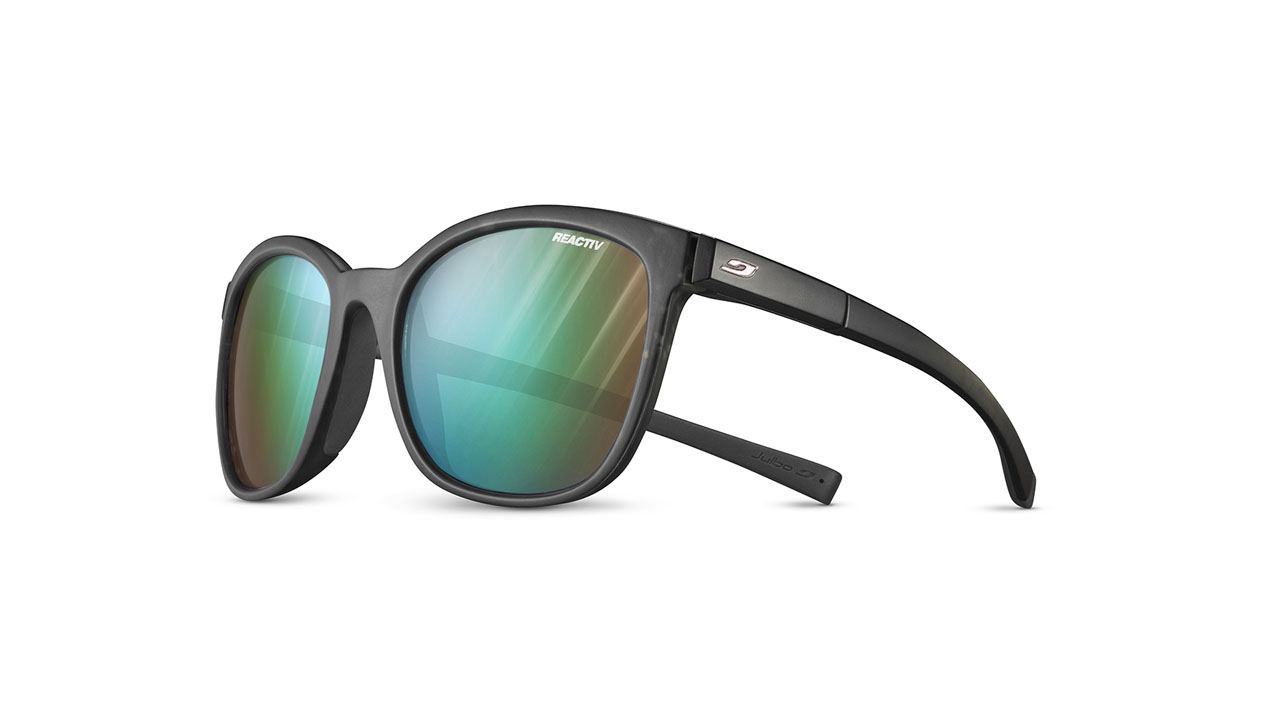 Paire de lunettes de soleil Julbo Js529 spark couleur noir - Côté à angle - Doyle