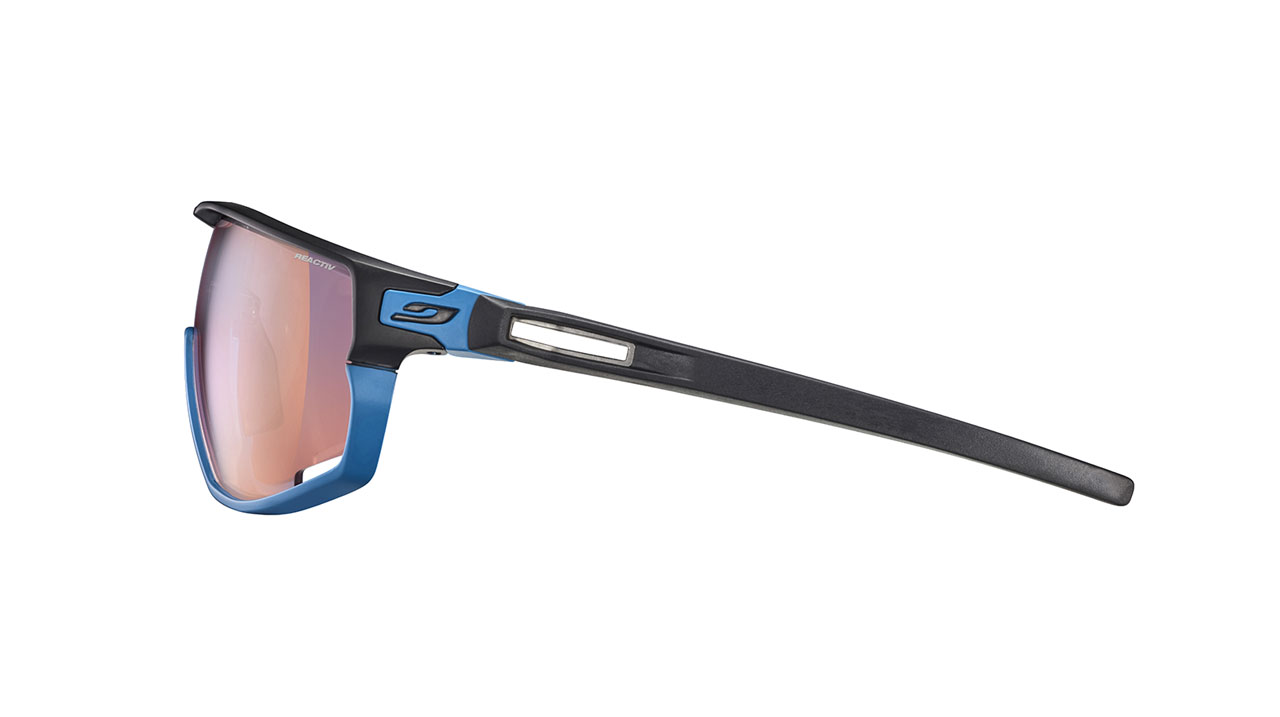 Paire de lunettes de soleil Julbo Js534 rush couleur bleu - Côté droit - Doyle