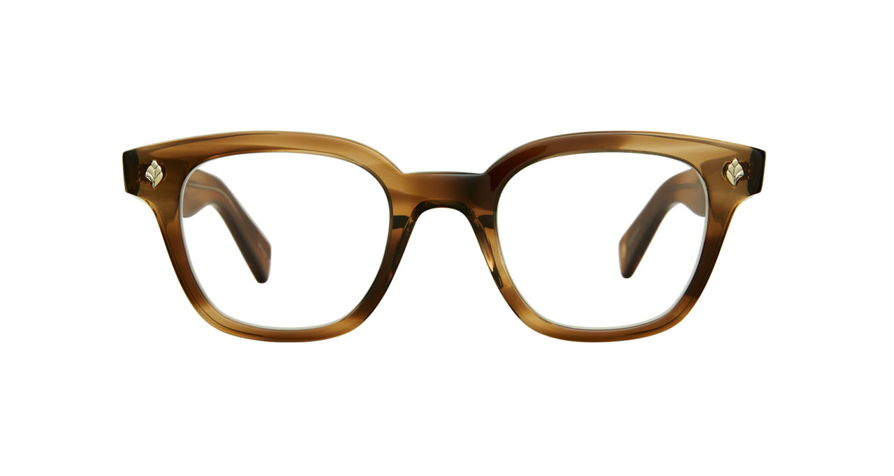 Paire de lunettes de vue Garrett-leight Naples couleur brun - Doyle