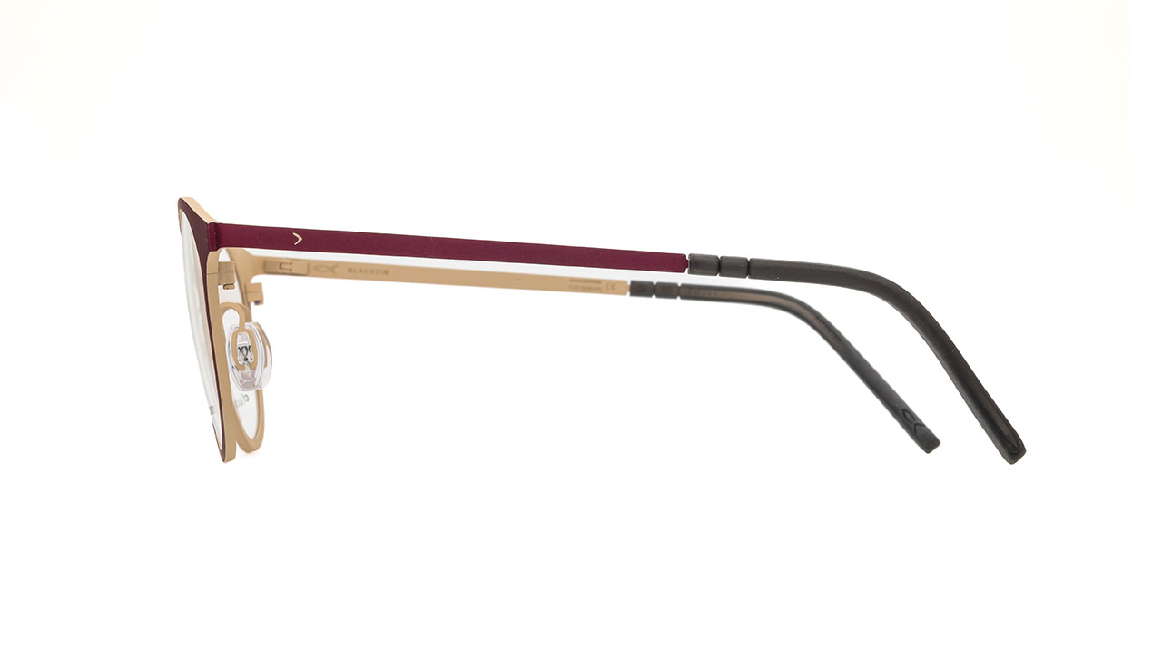 Paire de lunettes de vue Blackfin Bf901 sandvik couleur rouge - Côté droit - Doyle