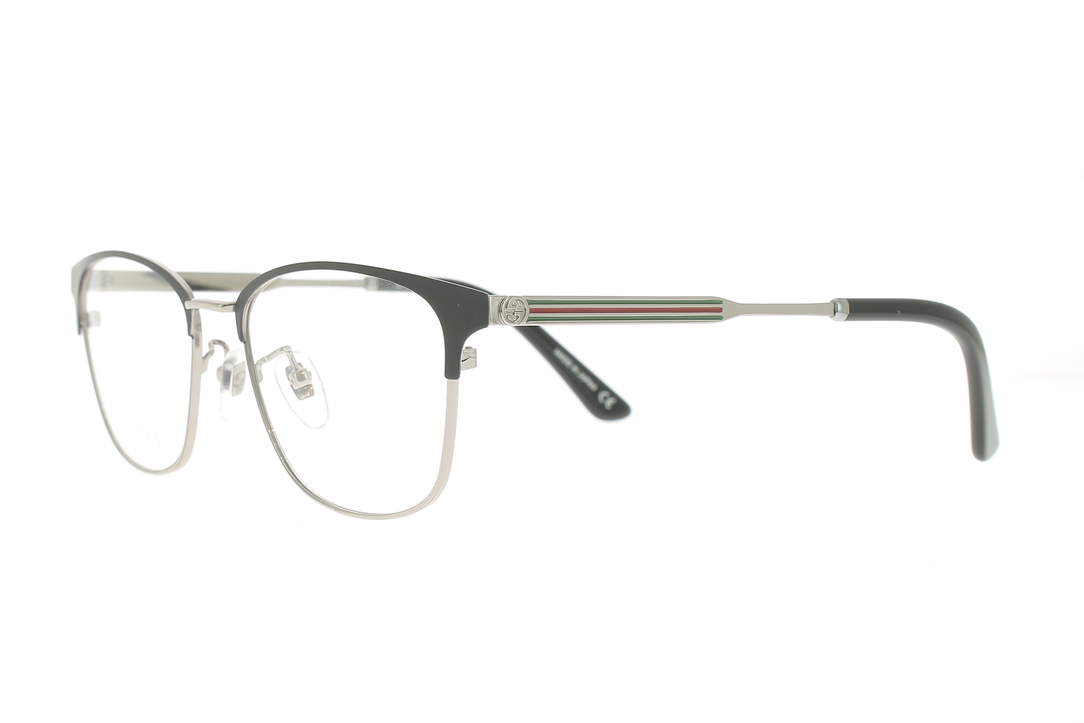 Paire de lunettes de vue Gucci Gg0609ok couleur noir - Côté à angle - Doyle