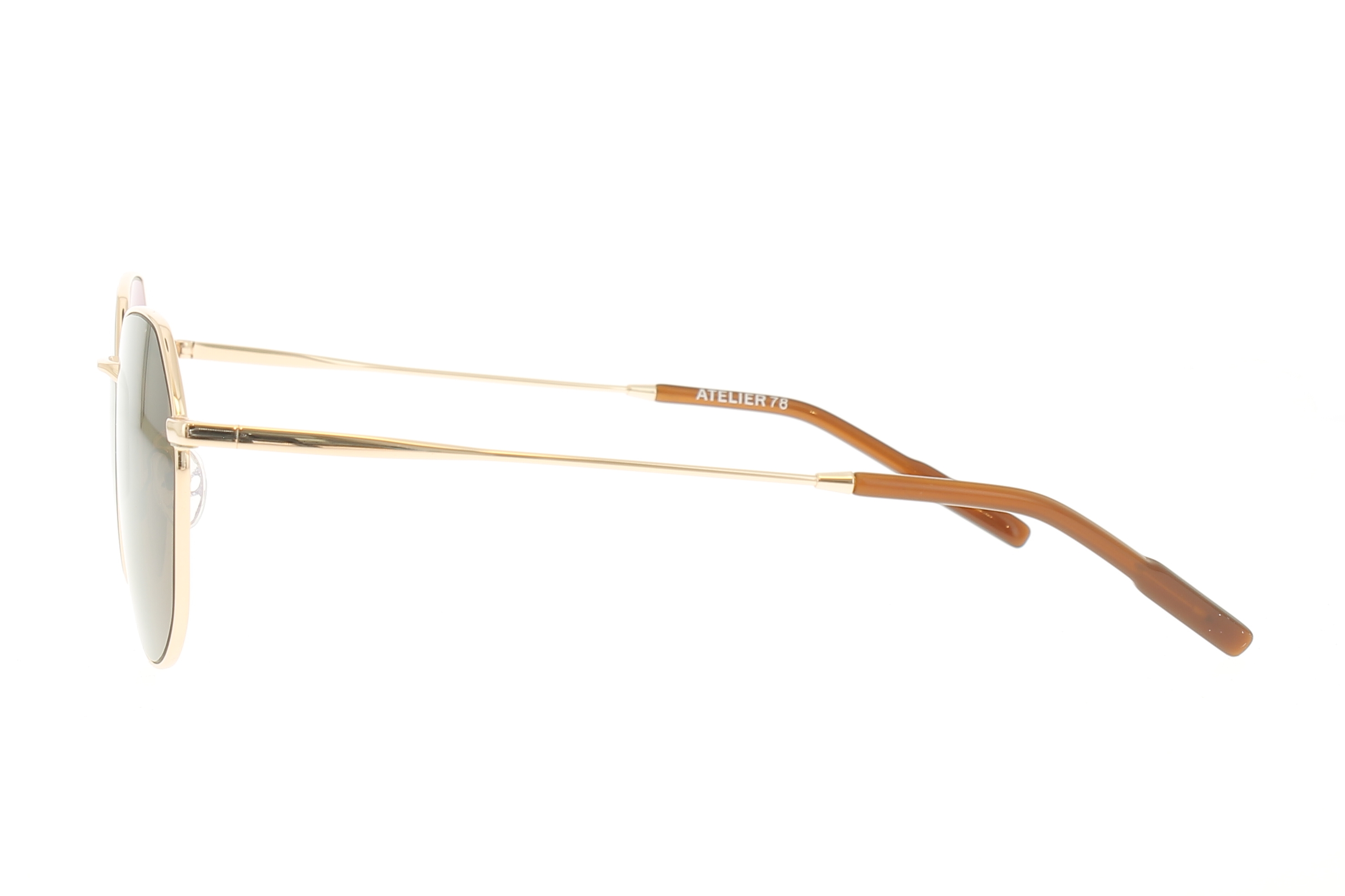 Paire de lunettes de soleil Atelier78 Milan /s couleur blanc - Côté droit - Doyle