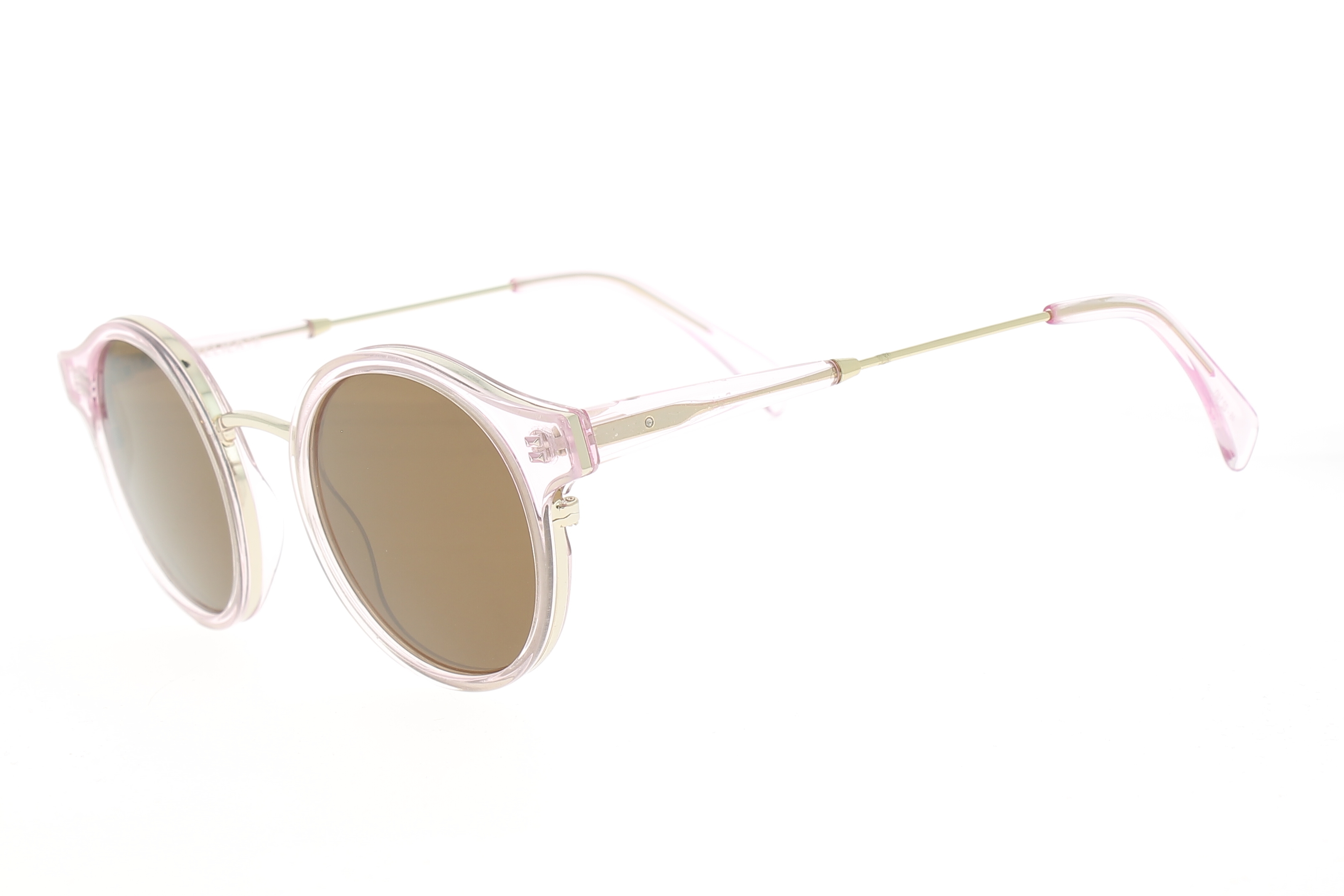 Paire de lunettes de soleil Atelier78 Bahia /s couleur blanc - Côté à angle - Doyle