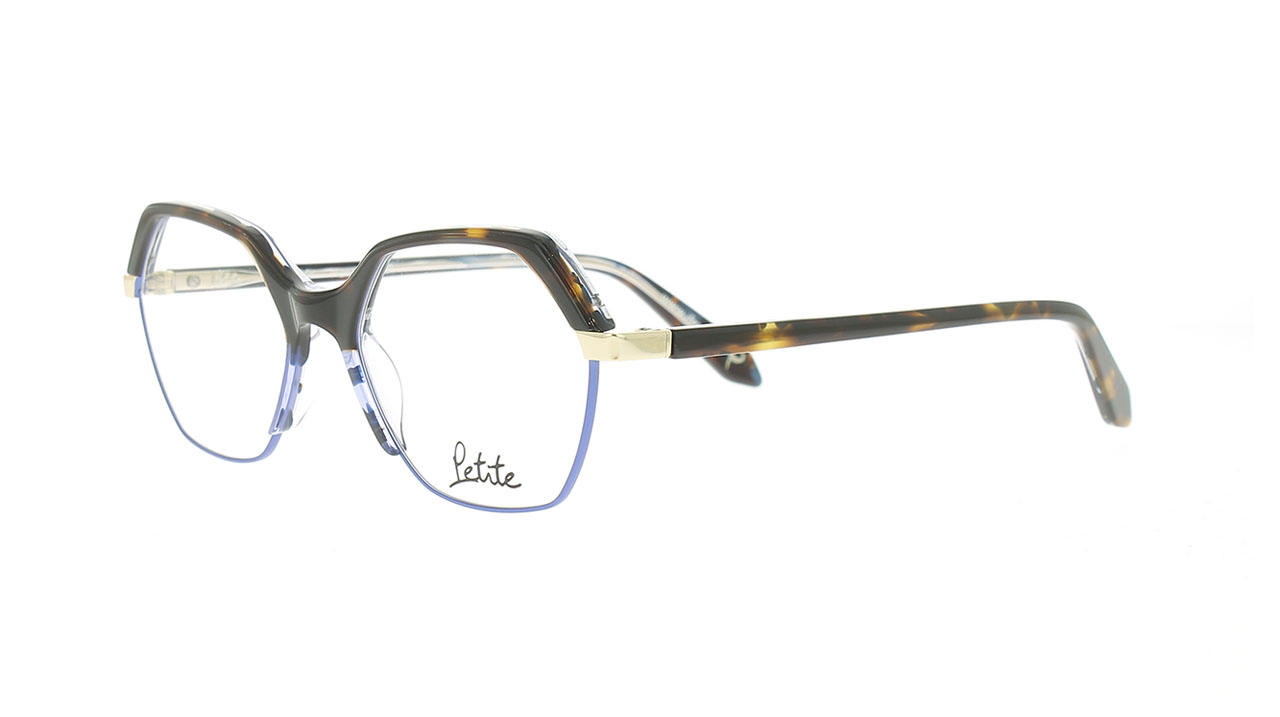 Paire de lunettes de vue Jf-rey-petite Pa073 couleur brun - Côté à angle - Doyle