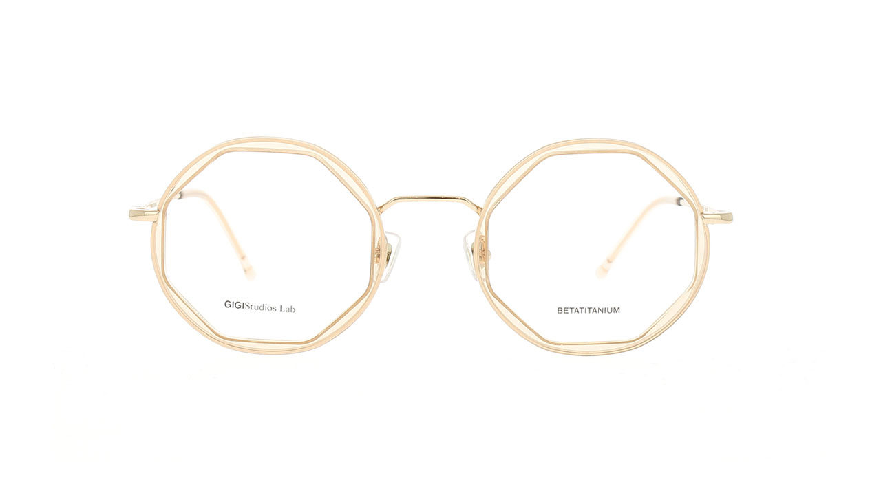 Paire de lunettes de vue Gigi-studio Kristen couleur or rose - Doyle