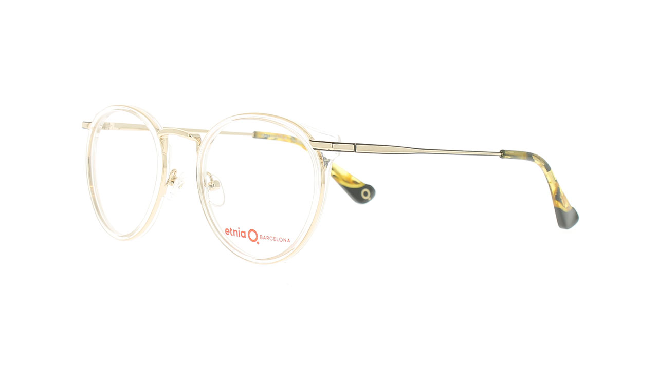 Paire de lunettes de vue Etnia-barcelona Hakodate.a couleur cristal - Côté à angle - Doyle