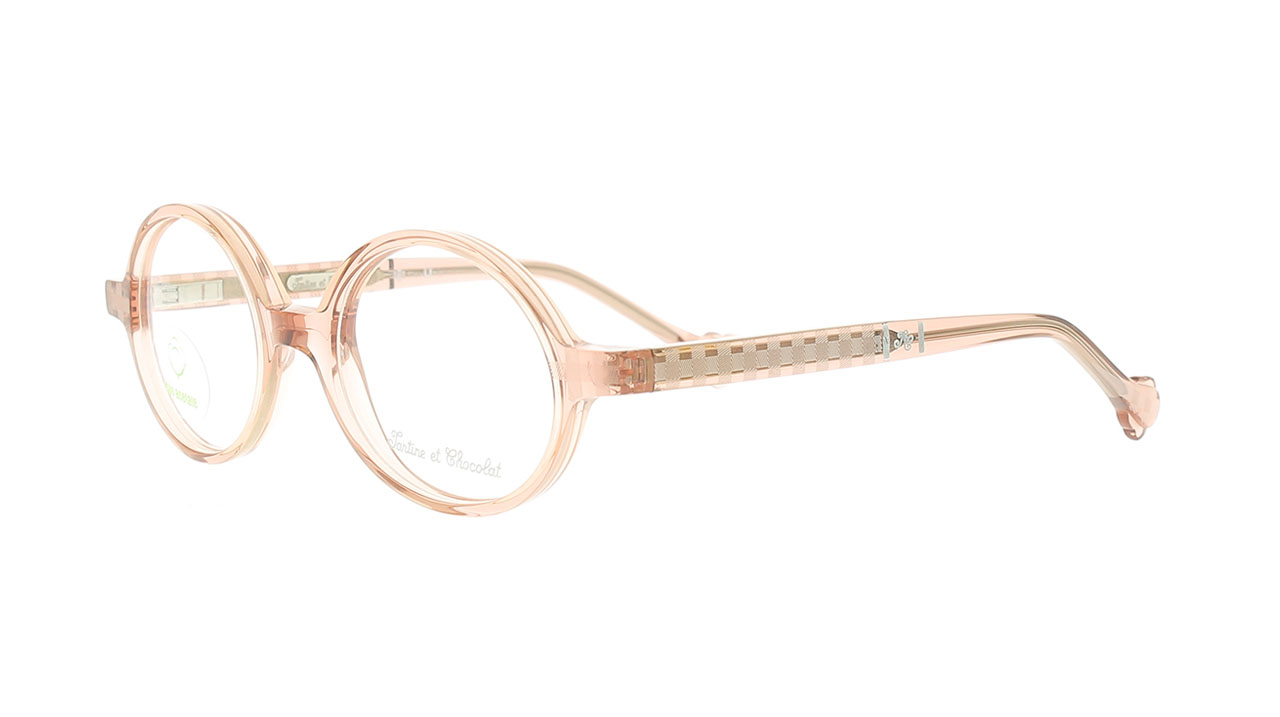 Paire de lunettes de vue Tartine-et-chocolat Tcaa355 couleur rose - Côté à angle - Doyle