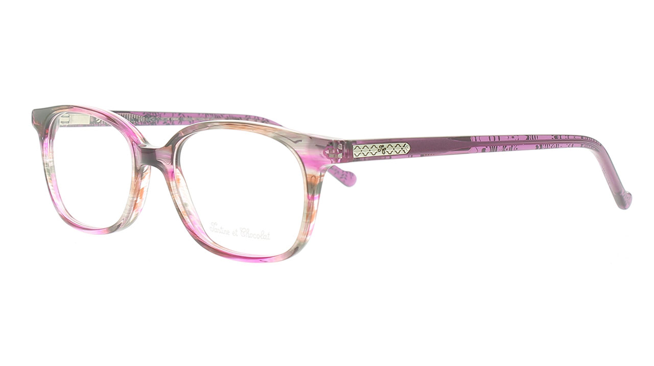 Paire de lunettes de vue Tartine-et-chocolat Tcaa352 couleur rose - Côté à angle - Doyle