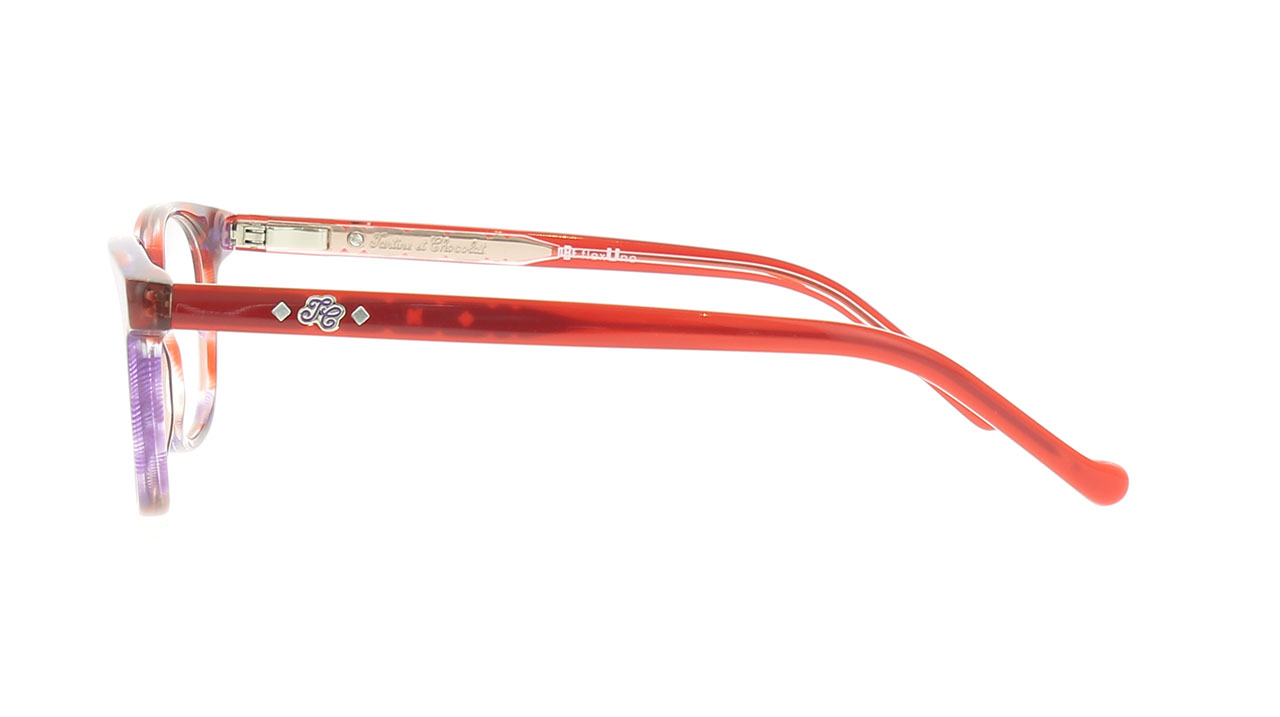 Paire de lunettes de vue Tartine-et-chocolat Tcaa360 couleur rouge - Côté droit - Doyle