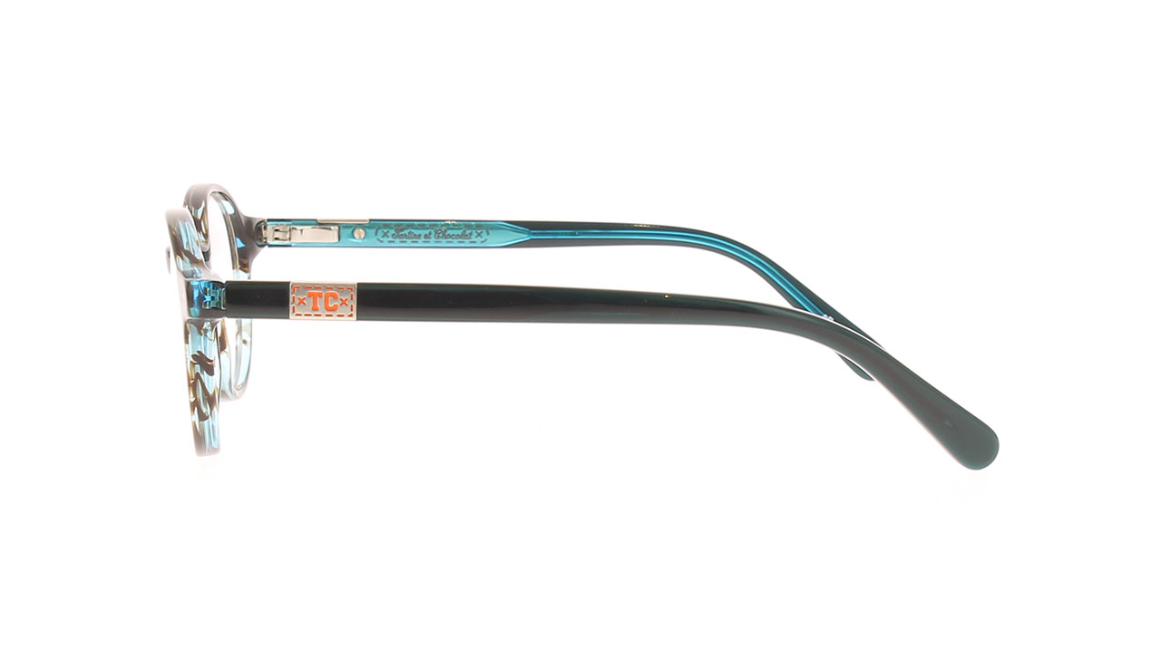Paire de lunettes de vue Tartine-et-chocolat Tcaa365 couleur turquoise - Côté droit - Doyle