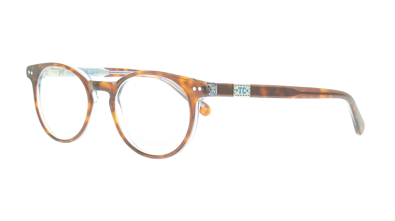 Paire de lunettes de vue Tartine-et-chocolat Tcaa366 couleur bronze - Côté à angle - Doyle