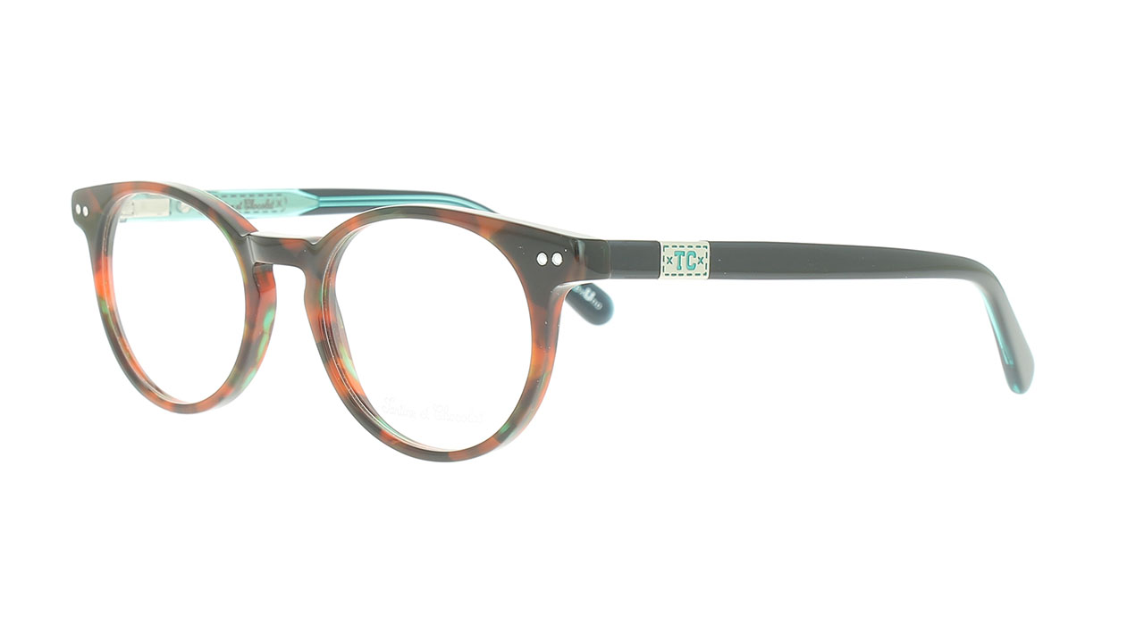 Paire de lunettes de vue Tartine-et-chocolat Tcaa366 couleur brun - Côté à angle - Doyle