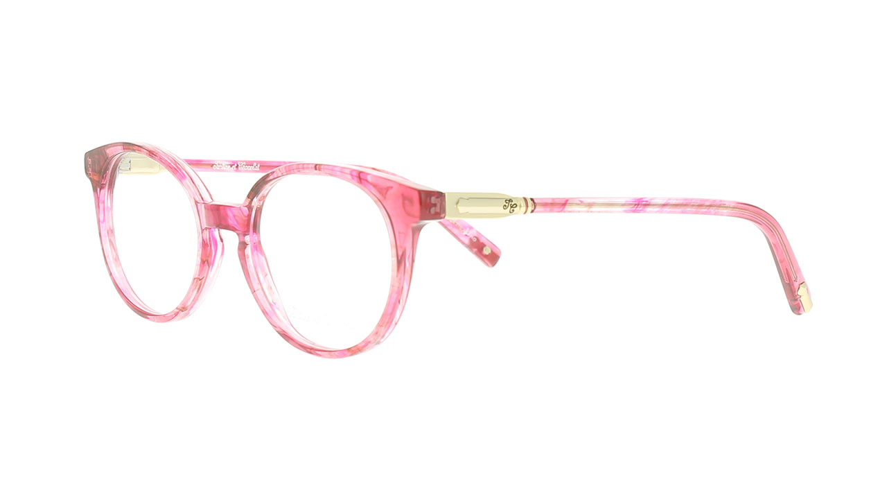 Paire de lunettes de vue Tartine-et-chocolat Tcam009 couleur rose - Côté à angle - Doyle