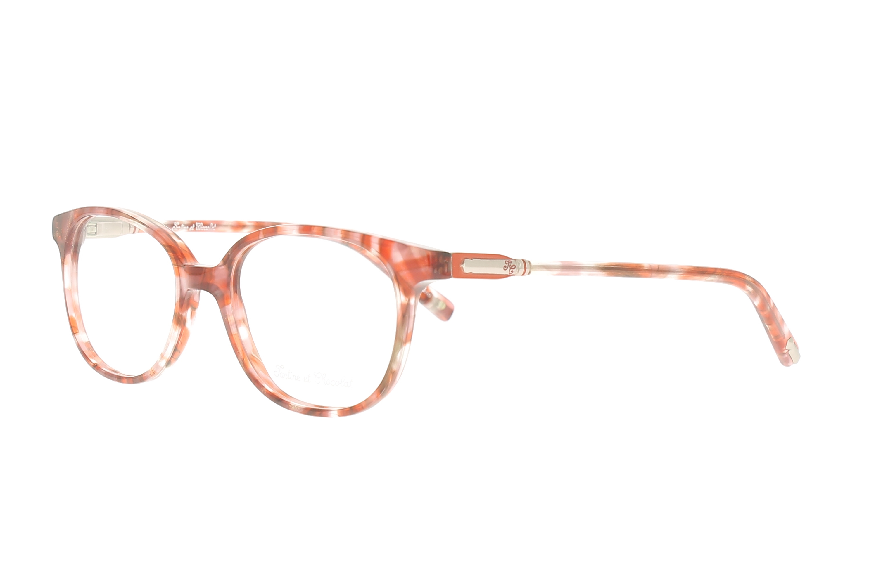 Paire de lunettes de vue Tartine-et-chocolat Tcam011 couleur rouge - Côté à angle - Doyle