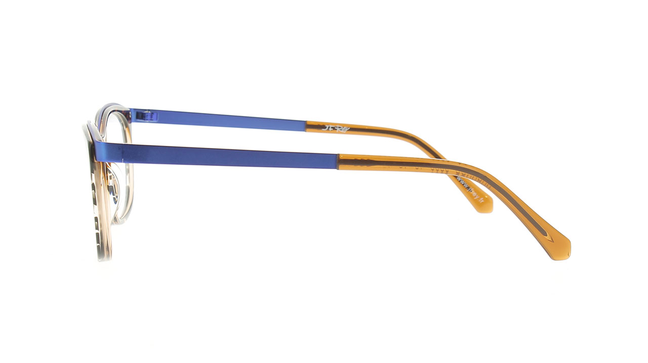 Paire de lunettes de vue Jf-rey Churros couleur brun - Côté droit - Doyle