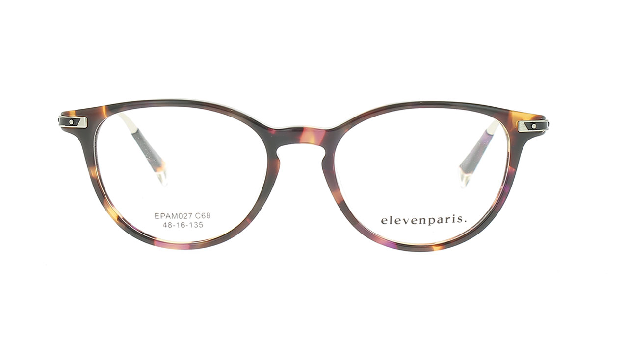 Paire de lunettes de vue Elevenparis Epam027 couleur mauve - Doyle