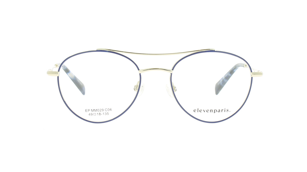 Paire de lunettes de vue Elevenparis Epmm029 couleur marine - Doyle
