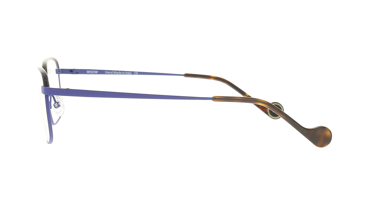 Paire de lunettes de vue Woow Rise up 3 couleur marine - Côté droit - Doyle