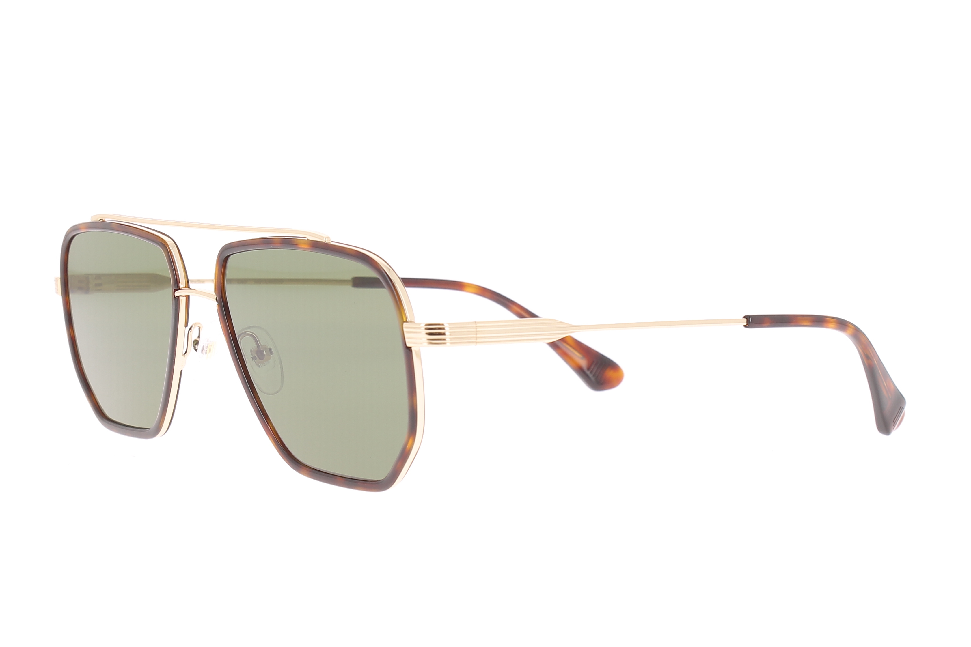 Paire de lunettes de soleil Gigi-studios Mercury /s couleur brun - Côté à angle - Doyle