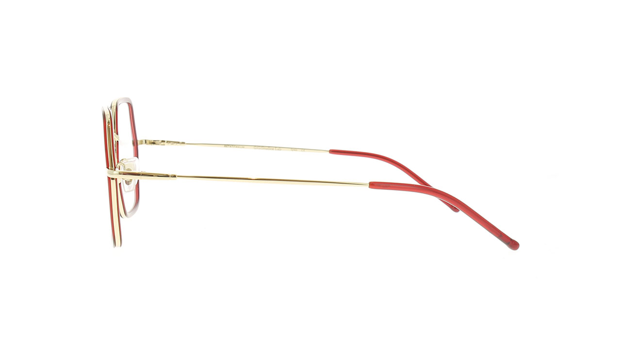Paire de lunettes de vue Gigi-studios Dasha couleur rouge - Côté droit - Doyle