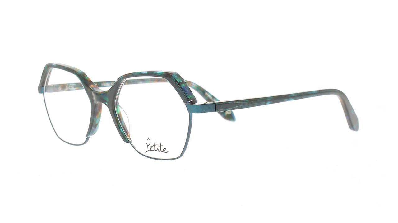 Paire de lunettes de vue Jf-rey-petite Pa073 couleur vert - Côté à angle - Doyle