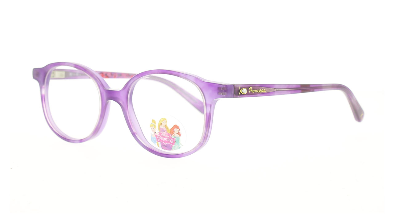 Paire de lunettes de vue Opal-enfant Dpaa129 couleur mauve - Côté à angle - Doyle