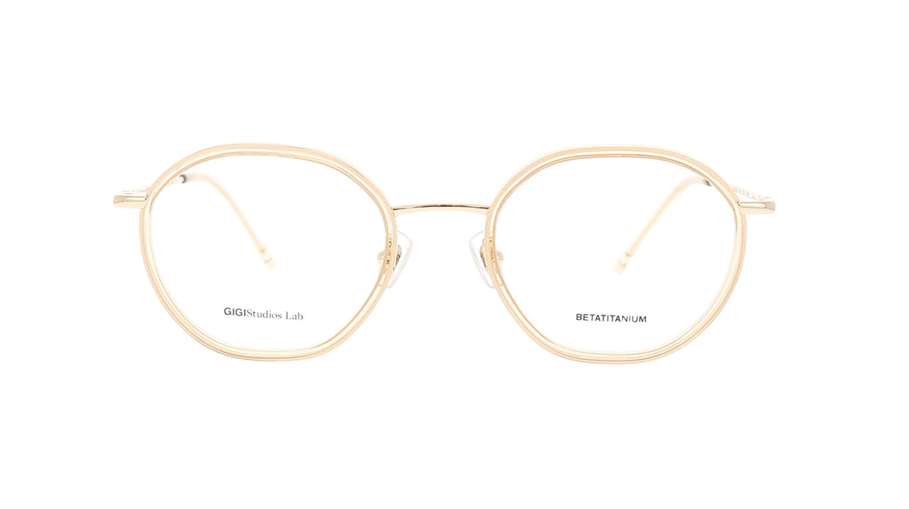 Paire de lunettes de vue Gigi-studios India couleur or rose - Doyle