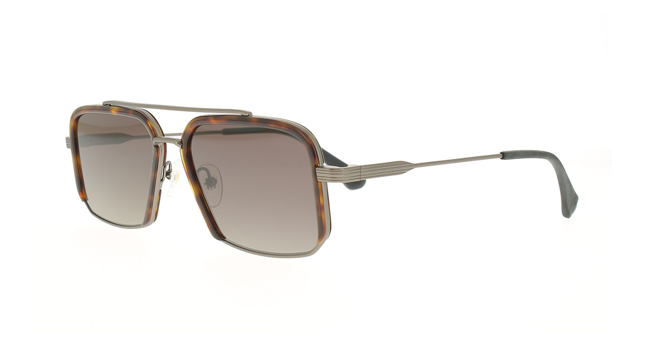 Paire de lunettes de soleil Gigi-studio Hendrix /s couleur brun - Côté à angle - Doyle