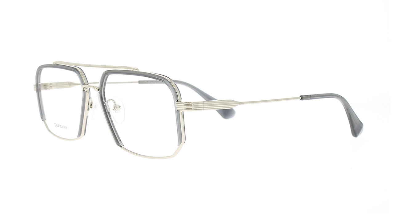 Paire de lunettes de vue Gigi-studios Newton couleur brun - Côté à angle - Doyle