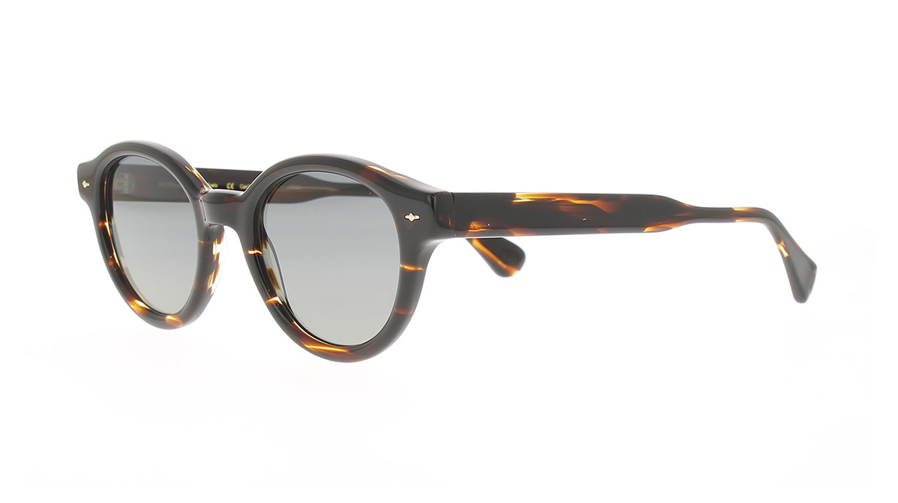 Paire de lunettes de soleil Gigi-studios Bukowski /s couleur brun - Côté à angle - Doyle
