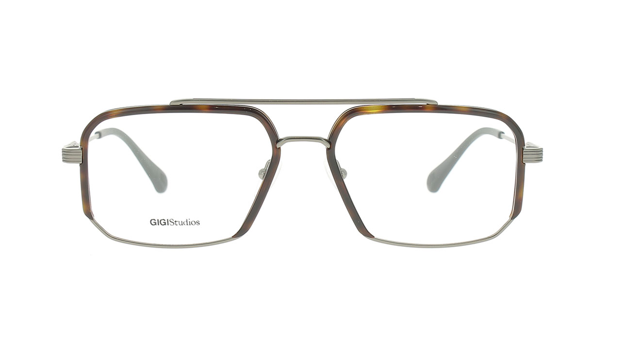 Paire de lunettes de vue Gigi-studios Newton couleur brun - Doyle