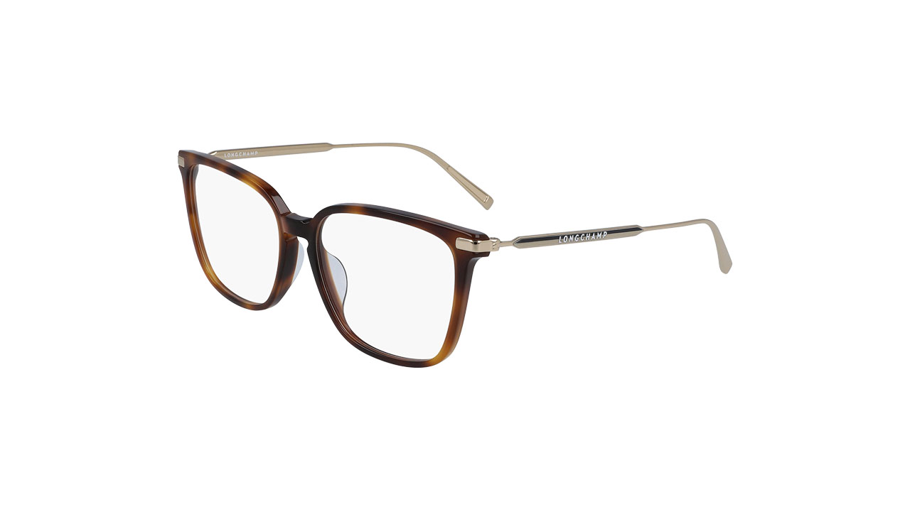 Paire de lunettes de vue Longchamp Lo2661 couleur brun - Côté à angle - Doyle