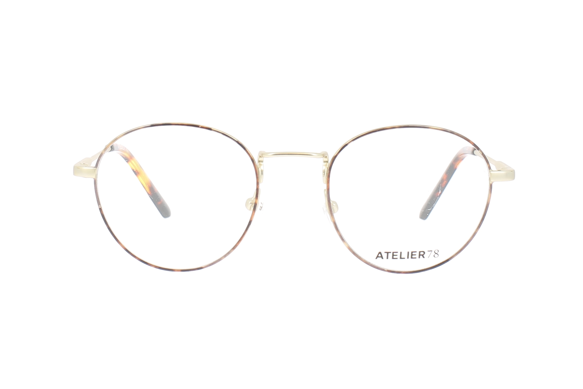 Paire de lunettes de vue Atelier-78 Rully couleur brun - Doyle
