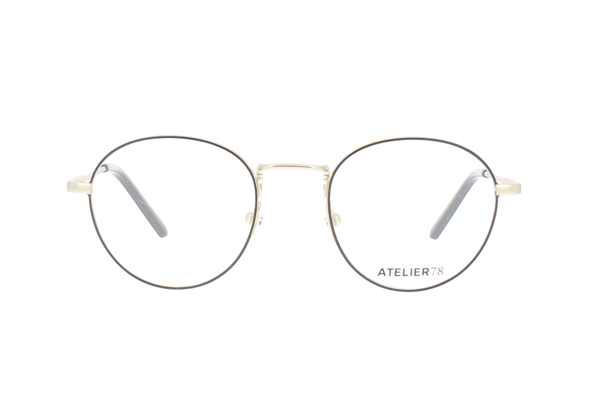 Paire de lunettes de vue Atelier-78 Rully couleur noir - Doyle