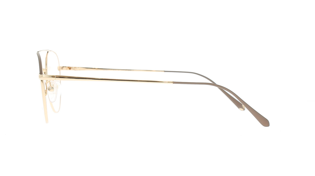 Paire de lunettes de vue Berenice Annick couleur or - Côté droit - Doyle