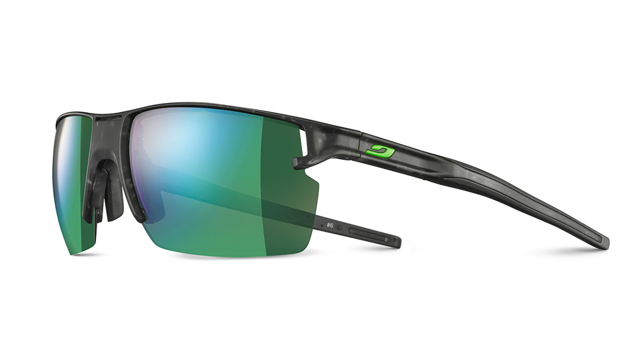 Paire de lunettes de soleil Julbo Js519 outline couleur noir - Côté à angle - Doyle