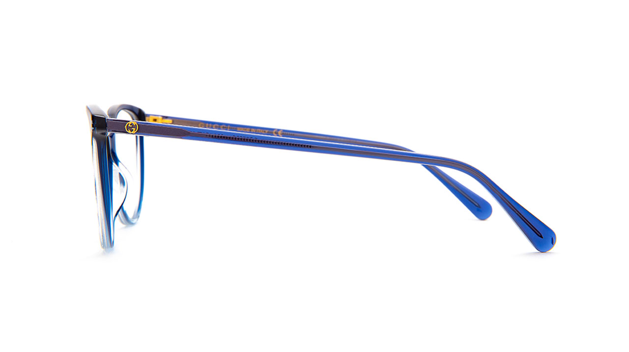 Paire de lunettes de vue Gucci Gg0550o couleur bleu - Côté droit - Doyle