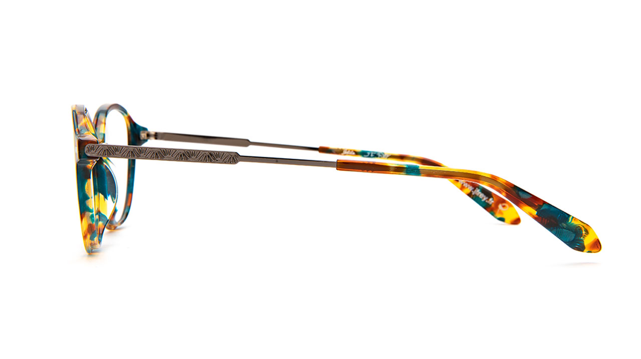 Paire de lunettes de vue Jf-rey-petite Pa076 couleur bleu - Côté droit - Doyle