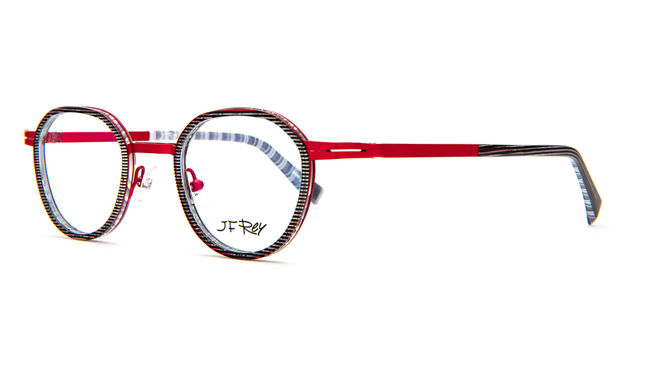 Paire de lunettes de vue Jf-rey Jf2935 couleur rouge - Côté à angle - Doyle