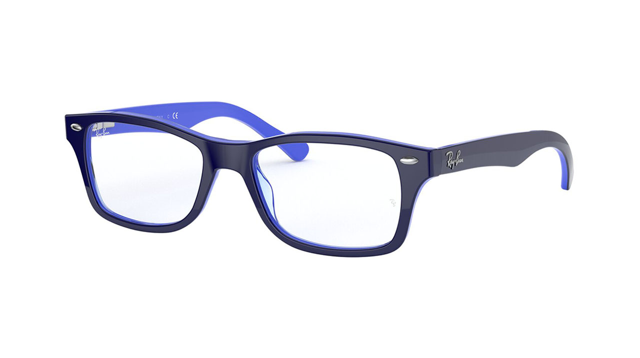 Paire de lunettes de vue Ray-ban-junior Ry1531 couleur marine - Côté à angle - Doyle