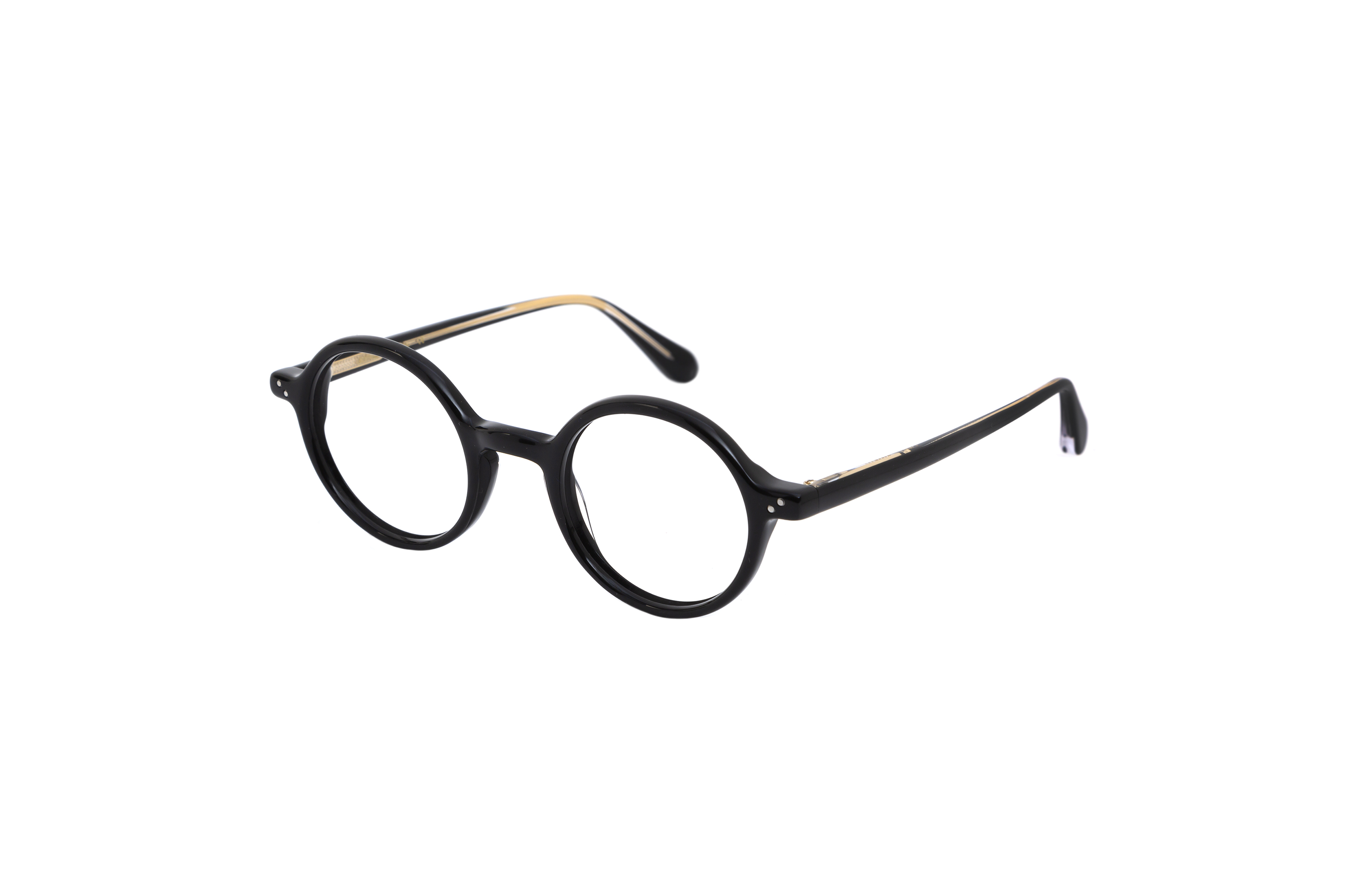 Paire de lunettes de vue Gigi-studios Star couleur noir - Côté à angle - Doyle