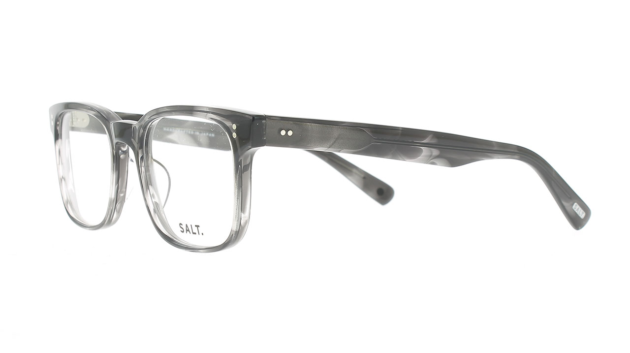 Paire de lunettes de vue Salt Artie couleur gris - Côté à angle - Doyle