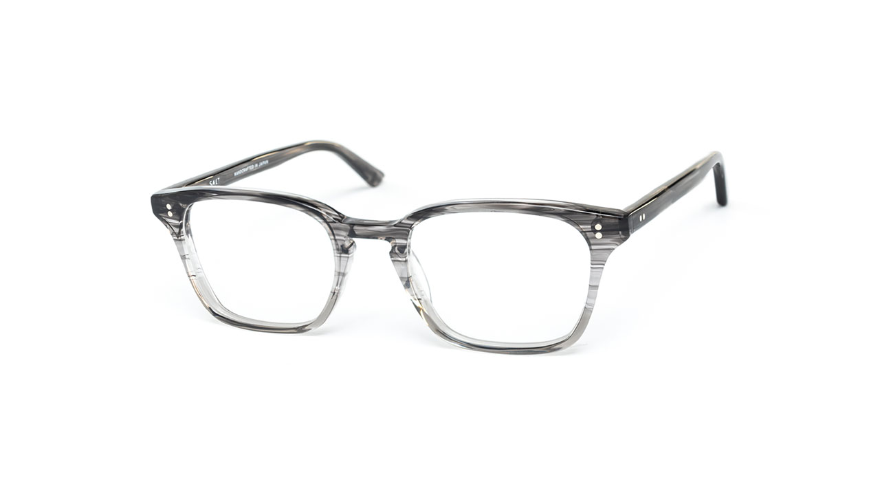 Paire de lunettes de vue Salt Fuller 48 couleur gris - Côté à angle - Doyle
