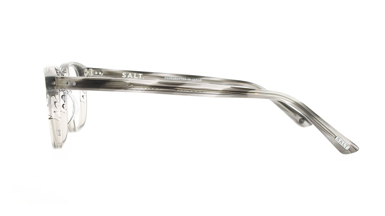 Paire de lunettes de vue Salt Fuller 48 couleur gris - Côté droit - Doyle