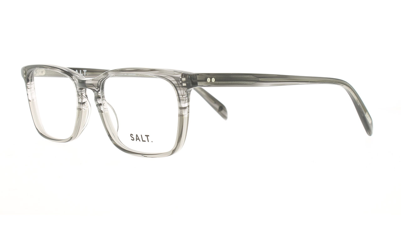Paire de lunettes de vue Salt Reid couleur gris - Côté à angle - Doyle