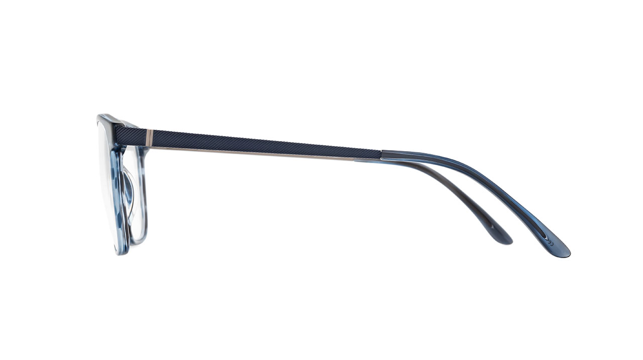 Paire de lunettes de vue Kunoqvist Stundar couleur marine - Côté droit - Doyle
