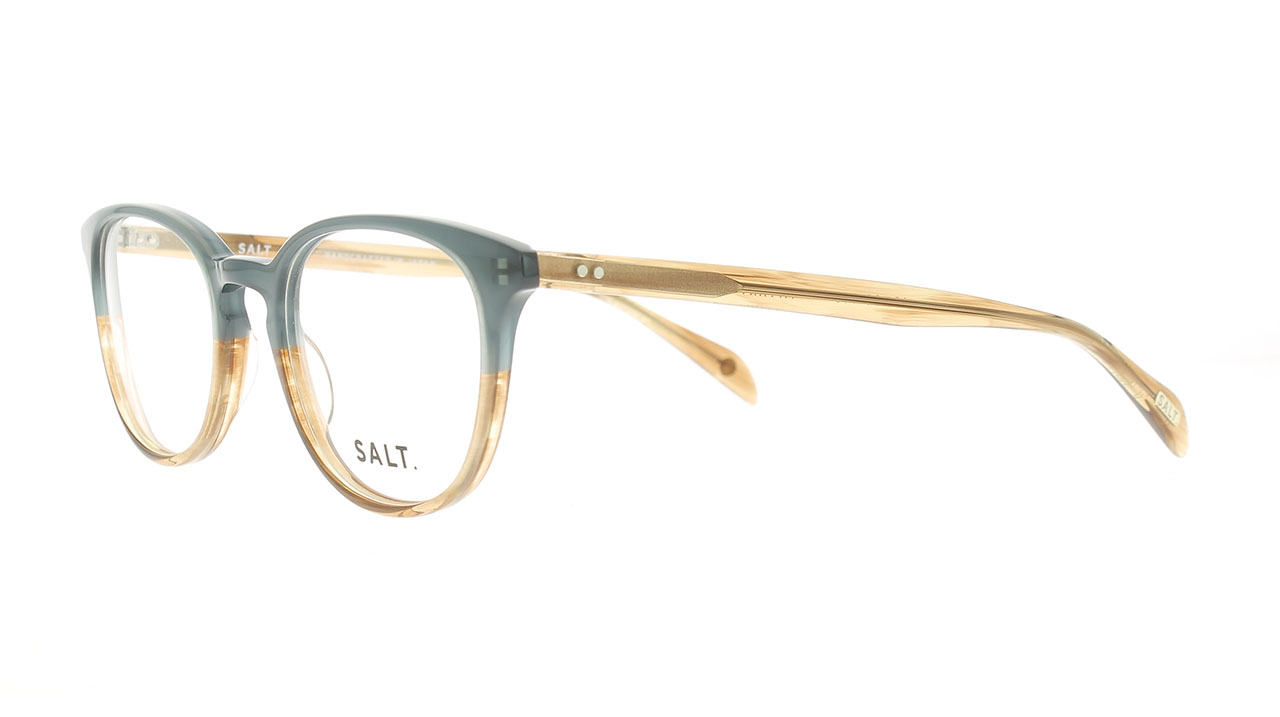 Paire de lunettes de vue Salt Tiffany couleur bleu - Côté à angle - Doyle
