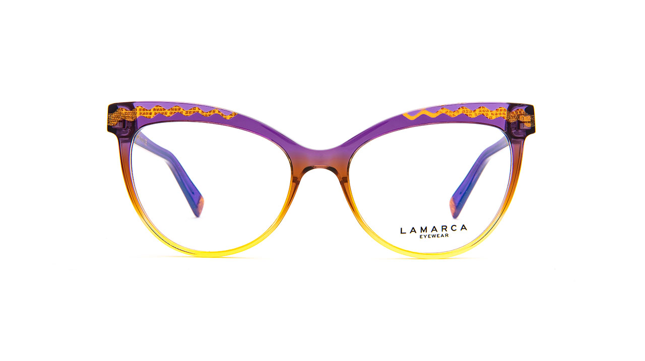 Paire de lunettes de vue Lamarca Fusioni 92 couleur mauve - Doyle